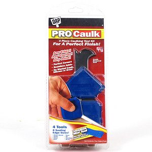 Lot of 2 DAP Pro Caulk 4 Piece Caulking Tool Kit