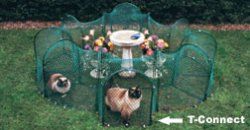 Kittywalk T Connect (Single) Outdoor Net Cat Enclosure