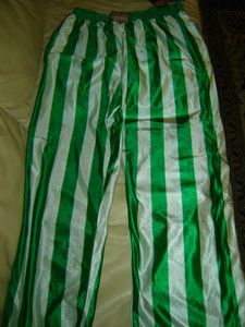   Hardwood Classics Candy Striped Warm Up Tear Away Pants Size LARGE NEW