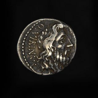   Republican Silver Denarius Memmius Quirinus Romulus Ceres Coin