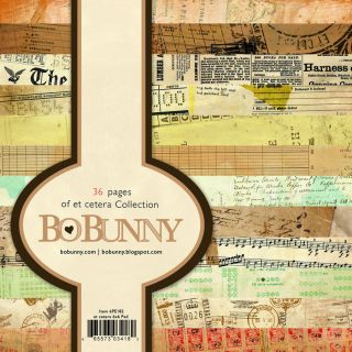 Bo Bunny Scrapbook 6x6 Paper Pack Et Cetera 36 Pages