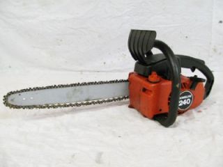 Vintage Chain Saw Homelite 240 Chainsaw 16 Bar 110 lbs Compression 