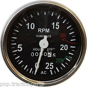 Tachometer Fits Allis Chalmers Tractors 180 Late 190 SN 20600 and Up 