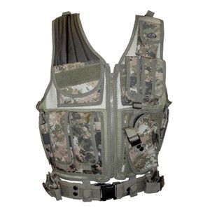 Digital Woodland Camo Tactical Vest Paintball Military