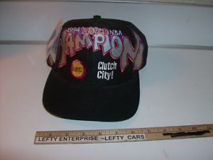 1994 World NBA Champions Rockets Clutch City Hat LOGO7