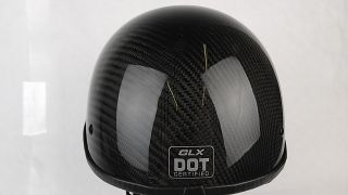 Size M Last Chance Polo Style Real Carbon Fiber Half Dot Helmet Custom 