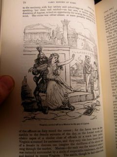 Comic History of Rome C 1860 Beckett Color Illustrated