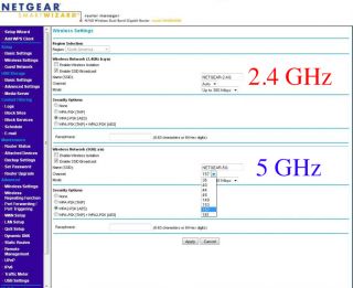 netgear wireless channel settings note all the cool networking options 