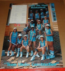   of North Carolina Chapel Hill Vintage Basketball Poster