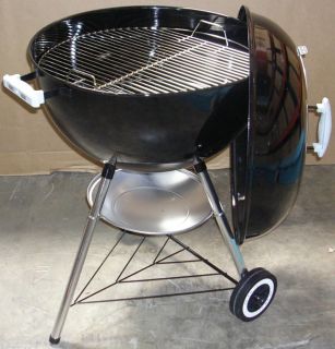Weber One Touch 22 5 inch Silver Series Charcoal Grill 10