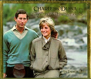CHARLES & DIANA THE PRINCE & PRINCESS OF WALES HARDCOVER COLOR PICTURE 