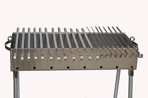 Stainless Steel Charcoal Grill Kebab BBQ 9x30