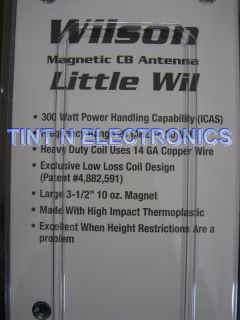 image to enlarge wilson 305 38 little wil base loaded cb radio antenna 