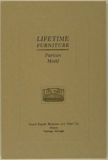 Life Time Arts Crafts Puritan Furniture in 1918