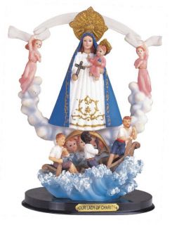 12 inch our lady of charity religious figurine