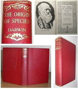 CHARLES DARWIN On THE ORIGIN of SPECIES V NICE c1935 British edition 