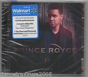 Prince Royce Phase II CD DVD  Exclusive 075678766657