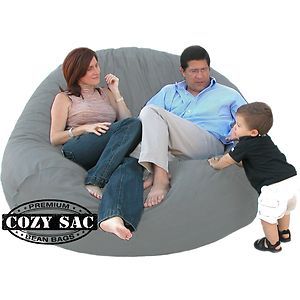 Bean Bag Chair Love Seat by Cozy Sac Micro Suede Choose A Color 