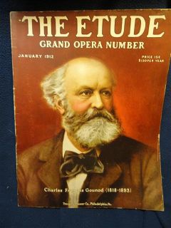 The Etude Grand Opera Number 1917   Book # 83084