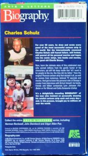 Biography Series Charles Schultz   Peanuts, Snoopy, Charlie 