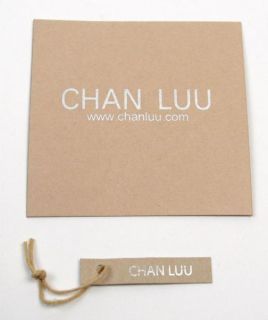 Chan Luu for Men New Black Horn Beads Bone Head Skull Stretch Bracelet 