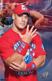 John Cena U CANT SEE ME Wrestling WWE 5 Knuckle Shuffle Poster