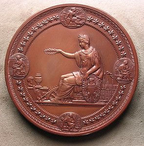 Centennial Expos Award Mint Medal 1876 Julian AM 10 Engraved For 