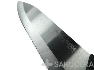 Sakucera Professional Ceramic Knife 7 Black Blade Chefs Kitchen 