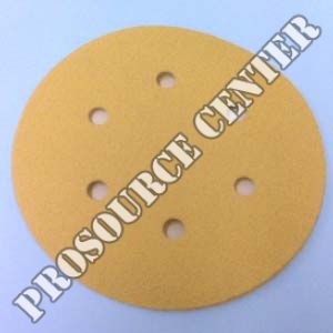 Premium Gold 6 6 Hole PSA Sanding Discs Roll 180 Grit