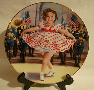 Shirley Temple Stand Up and Cheer Collectors Plate
