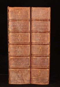   New Dictionary of the English Language Charles Richardson Scarce