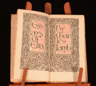 1904 Essays of Elia Charles Lamb Library of English Prose