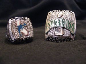2006 Blackhawks National Championship Ring Size 11