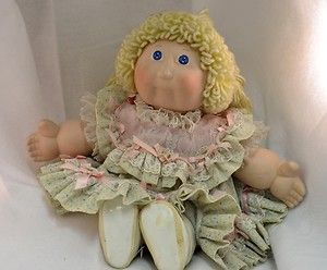 Porcelain Cabbage Patch Doll Signed Xavier Roberts 1985