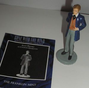 Franklin Mint Gone with The Wind Charles Hamilton Ships Free