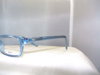 New Soho 81 Blue Childrens Rectangular Eyeglass Frame
