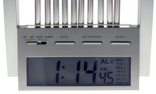 Electronic Wind Chime Alarm Clock 10 Sounds Digital
