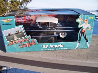   American Graffiti Onyx Black 1958 Chevrolet Impala SKU 36604