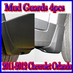 MUD FLAPS SPLASH GUARDS 4P for 2010 2011 2012 Chevrolet Orlando