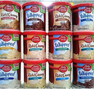   Rich Creamy Whipped Cake Cupcake Frosting Icing 13 Choices