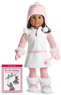 this auction is for american girl s snowy chic outfit