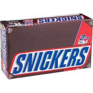 24 Snickers Chocolate Candy Bars with Peanuts Each Bar Is 2 07 Ounces 