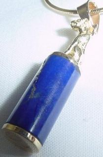 18K Gold Cheetahs on A Podium of Natural Afghan Lapis
