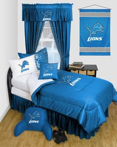 Detroit Lions Twin Bedding Room Decor You Choose Items Comforter More 