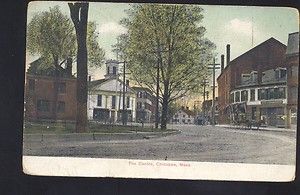 Chicopee Massachusetts Downtown American Express Antique Vintage 