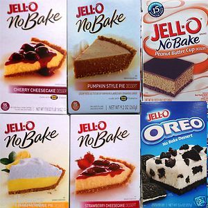 Jello No Bake Cheesecake Pie Dessert Mix Honey Maid Grahams 5 Choices 