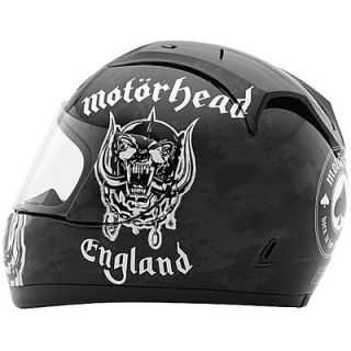   Motorhead Full Face Street Bike Sport Bike Vintage Motorcycle Helmet