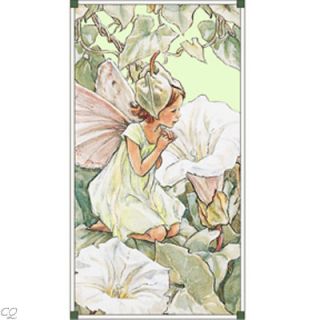 Michael Miller Flower Fairies Morning Apple Green Panel 5 8 Yard Each 