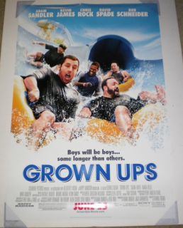 policy grown ups movie poster 2 sided original final 27x40