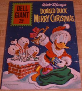 Dell Giant 53 Walt Disney Donald Duck Merry Christmas